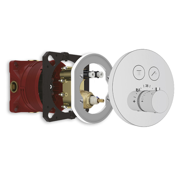 08277 Душевая система скрытого монтажа KAISER Sano с термостатом